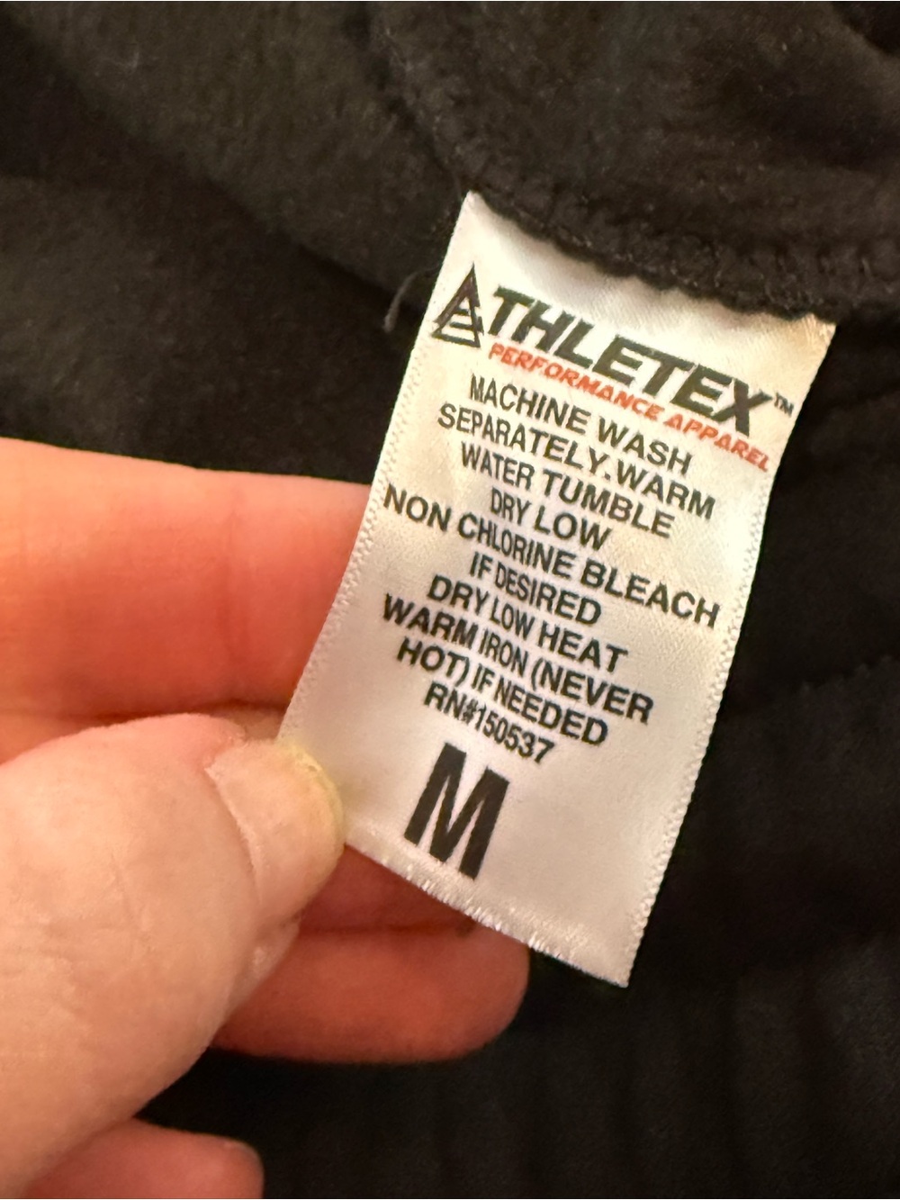 Athletex Men's Black Drawstring Jogger Pants - Comfortable Everyday Wear - Picture 4 of 5